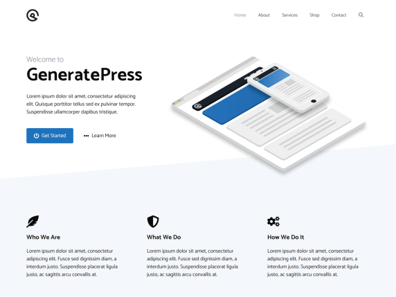 GeneratePress Theme WordPress Verzeichnis